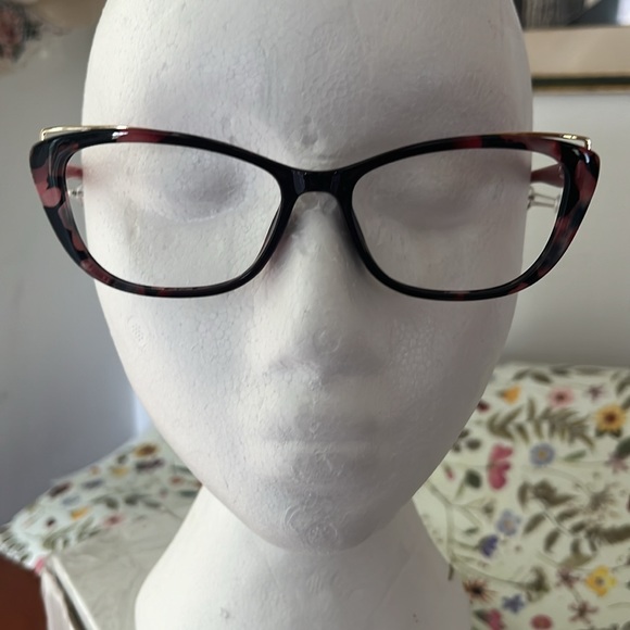 Red tortoise eye glasses never worn sale eye wear - Picture 6 of 10
